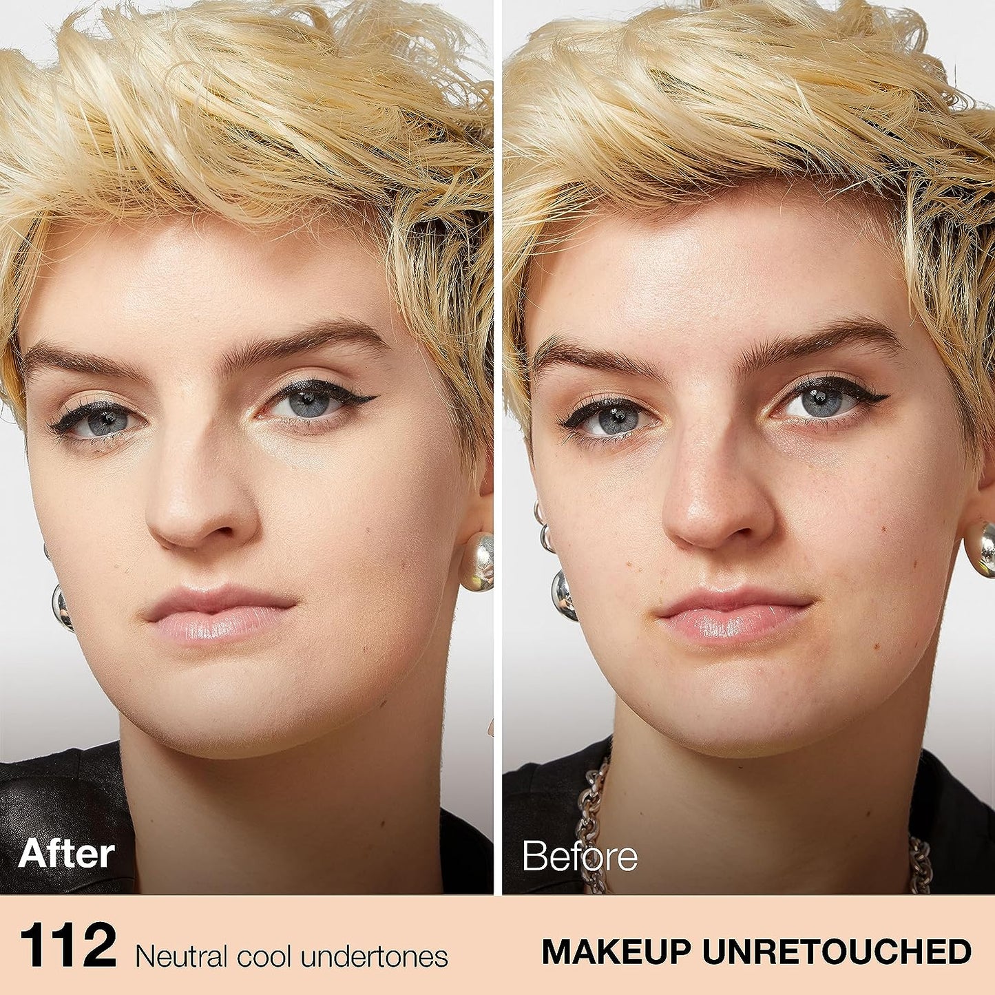 Fit Me Matte + Poreless Liquid Foundation - Natural Ivory, Oil-Free, Flawless Finish (1 Count)