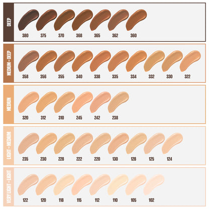 Fit Me Matte + Poreless Liquid Foundation - Creamy Beige, Flawless Finish, 1 Fl. Oz.