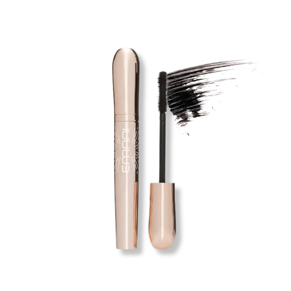 Midnight Natural Healthy Lash Mascara - Hypoallergenic, Volume & Length, Clean Ingredients, Smudge Proof