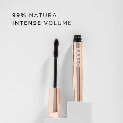 Midnight Natural Healthy Lash Mascara - Hypoallergenic, Volume & Length, Clean Ingredients, Smudge Proof