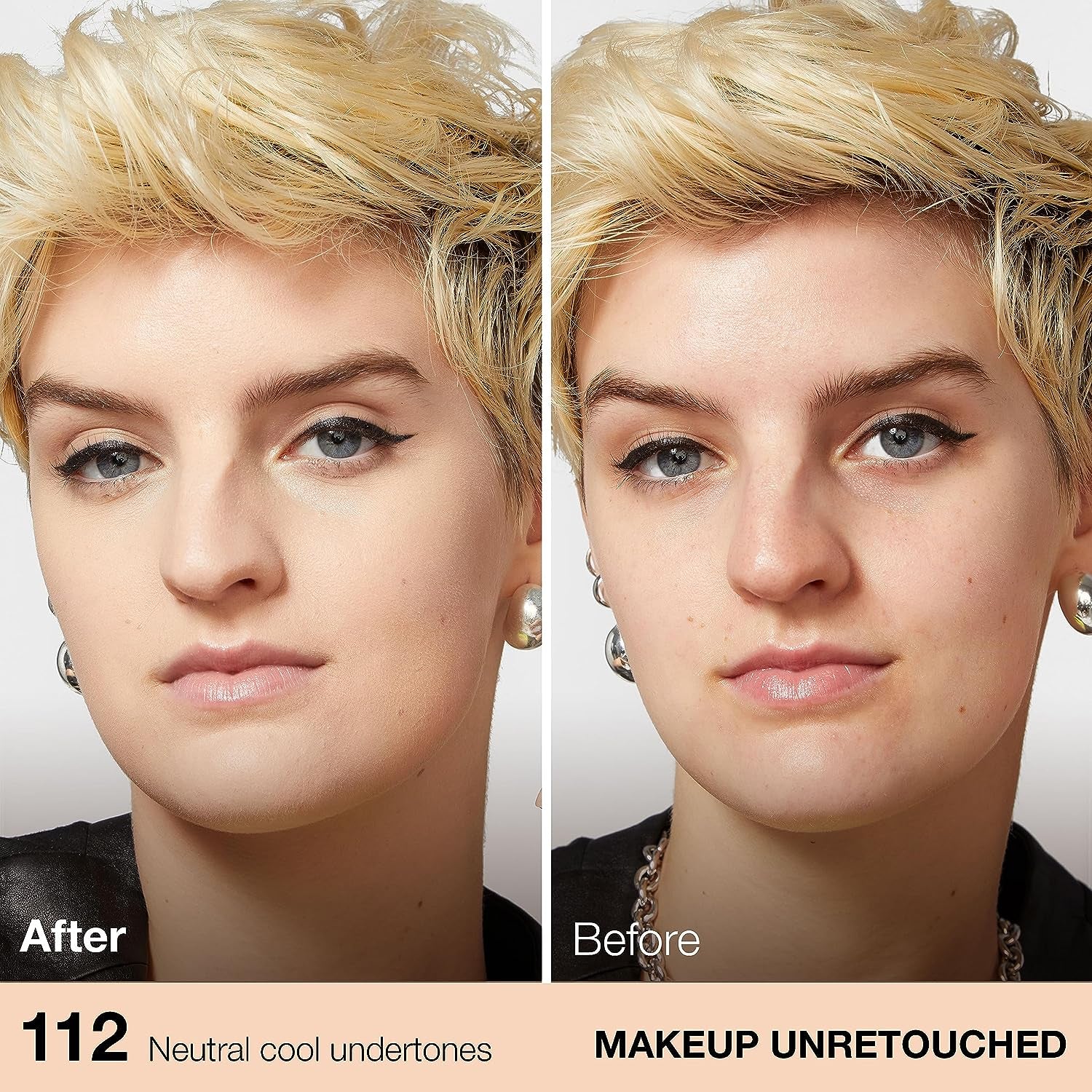 Fit Me Matte + Poreless Liquid Foundation - Natural Ivory, Oil-Free, Flawless Finish (1 Count)
