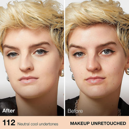 Fit Me Matte + Poreless Liquid Foundation - Natural Ivory, Oil-Free, Flawless Finish (1 Count)